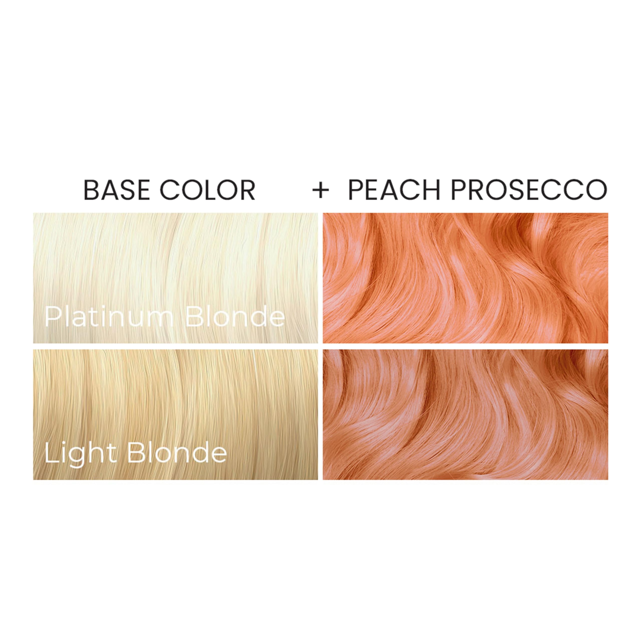 ARCTIC FOX Pastel Peach Prosecco vegan cruelty-free badge signals ethical certification.