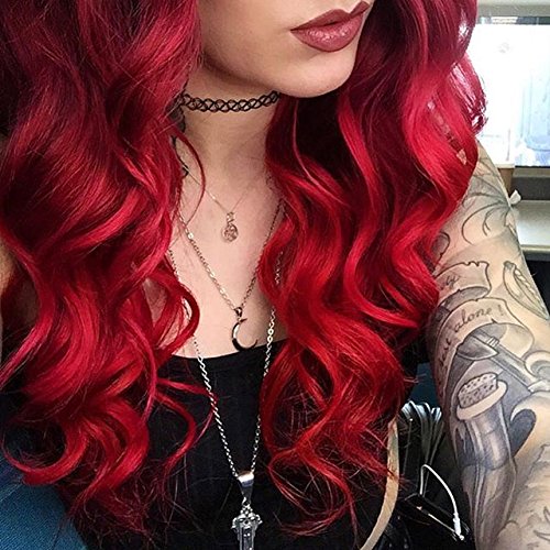 ARCTIC FOX Poison color swatch shows lasting vibrancy on pre-lightened hair.