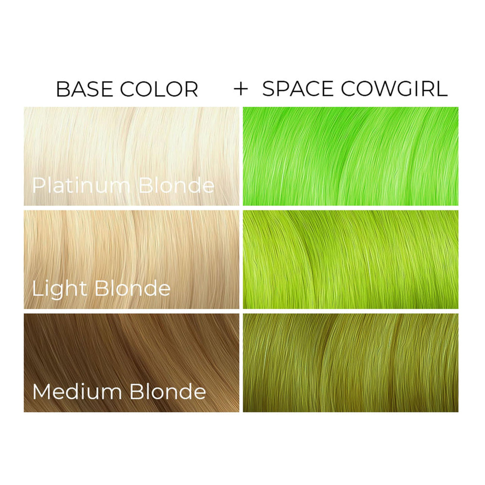 Arctic Fox Space Cowgirl packaging close-up emphasizing semi-permanent dye