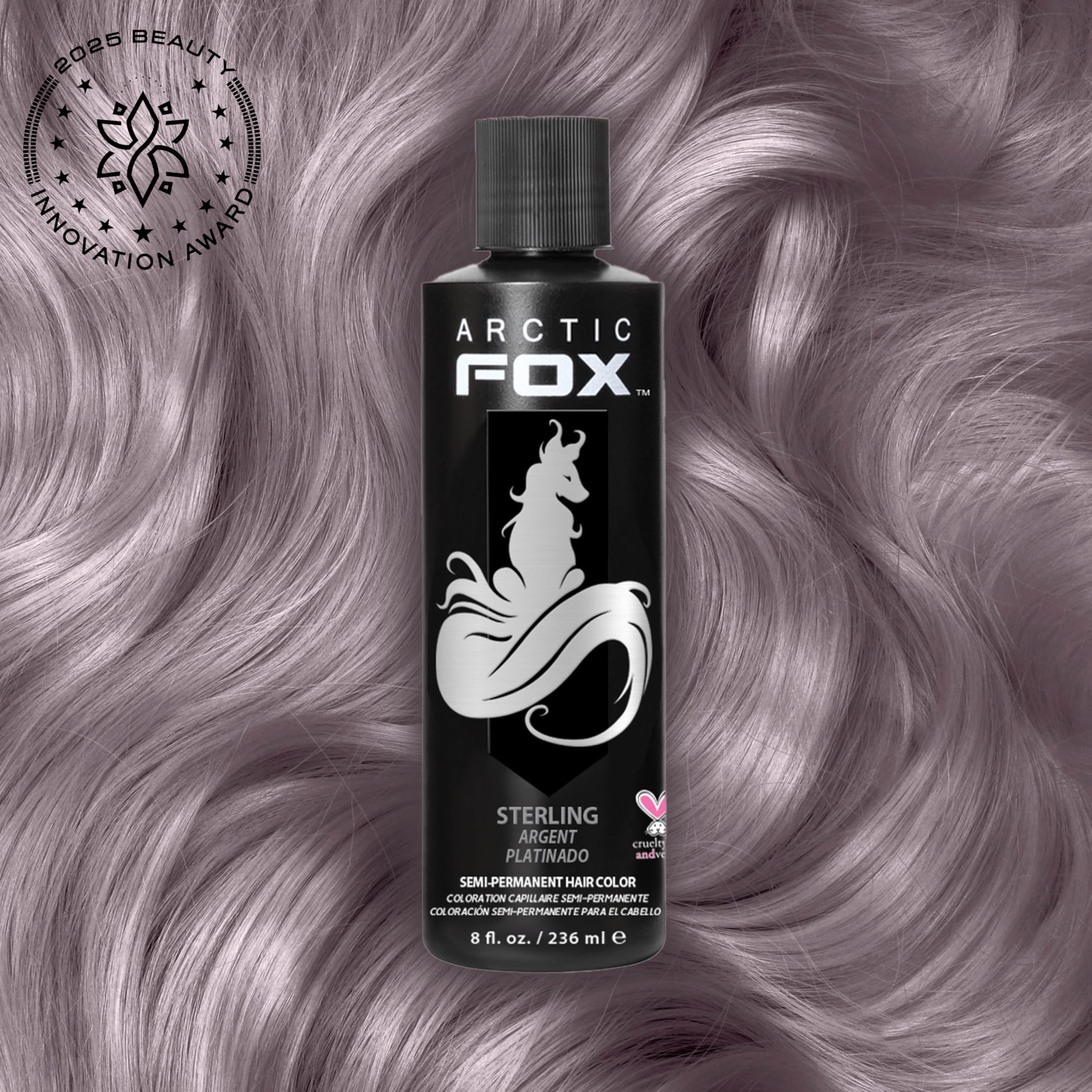 ARCTIC FOX Sterling color-mixing-bowl demonstrates customized tone options for smoky shades.