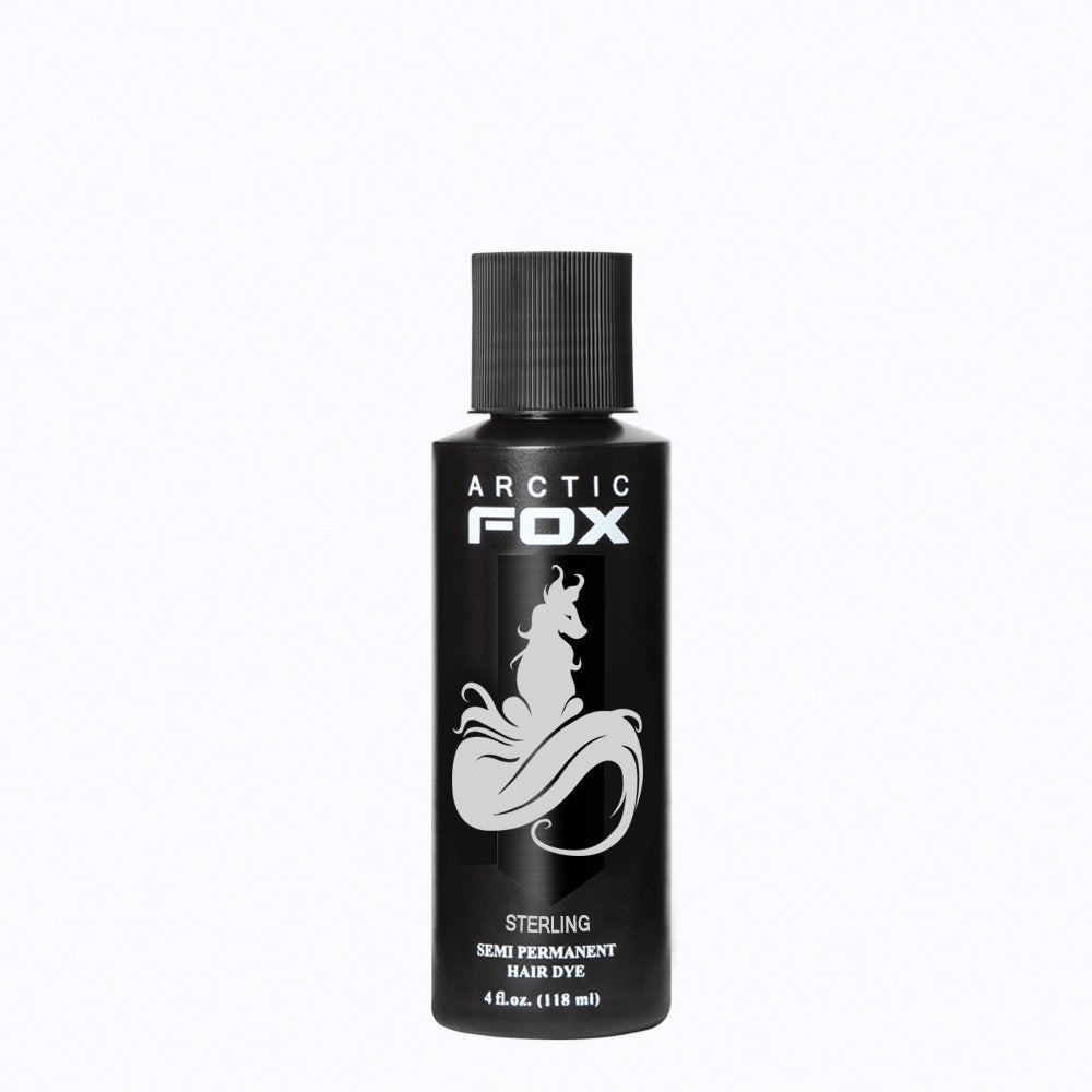 ARCTIC FOX Sterling pastel-silver bottle for vibrant salon-ready results.