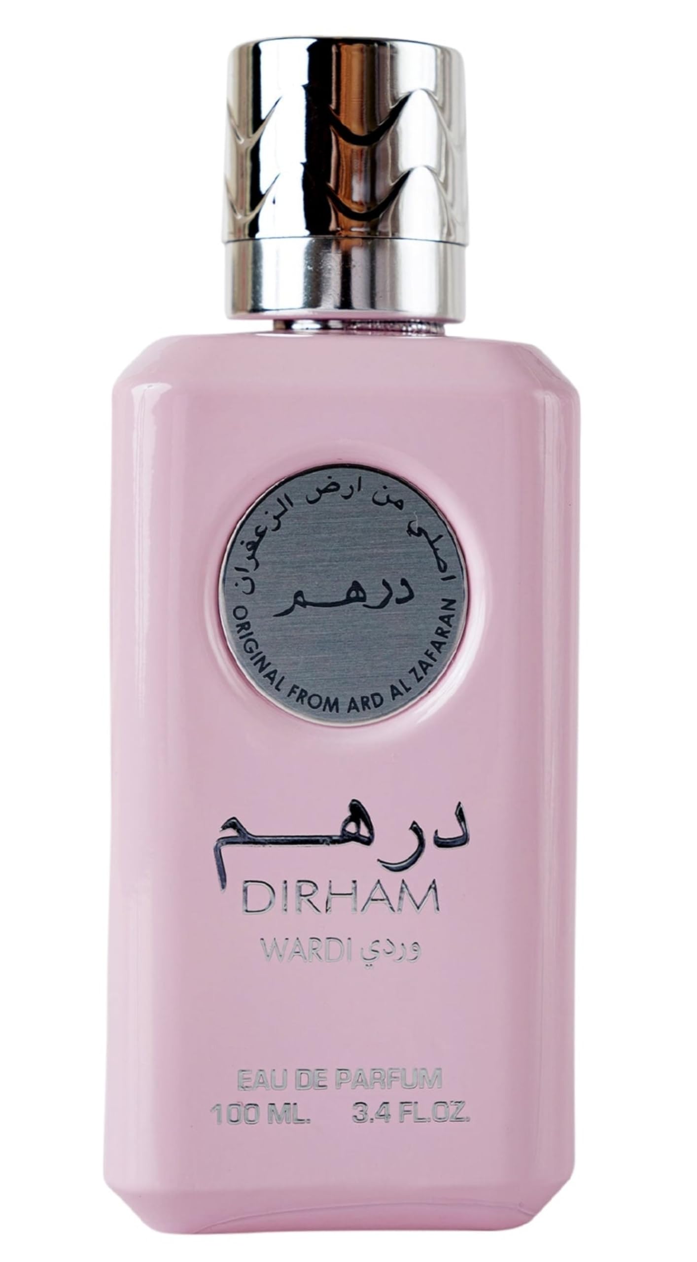 Ard Al Zaafaran Dirham Wardi bottle front, ideal for daily wear inspiration and easy recognition.