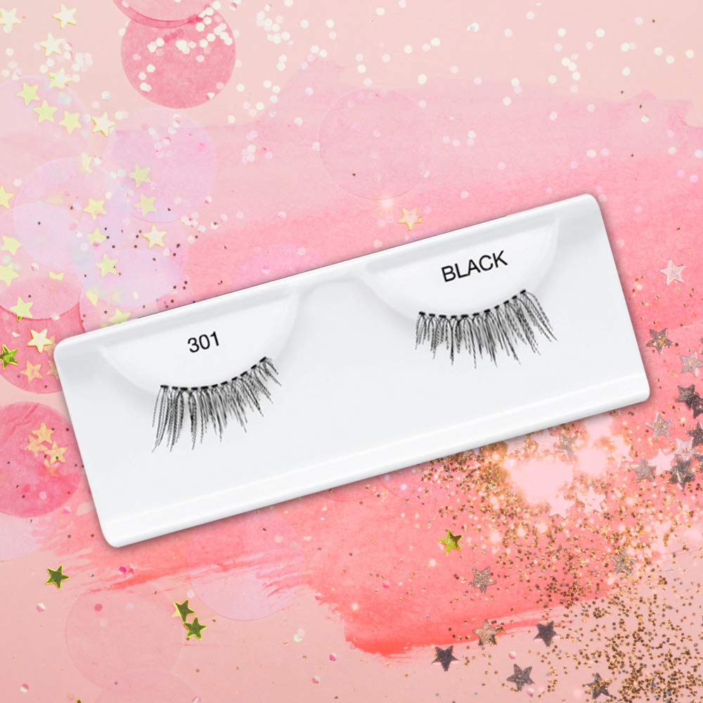 Ardell Accent Half Lashes 301 studio effects-inspired design for dimensional lashes.