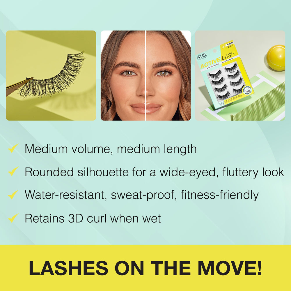 Ardell Active Lash Pump’n crisscross texture adds natural depth.