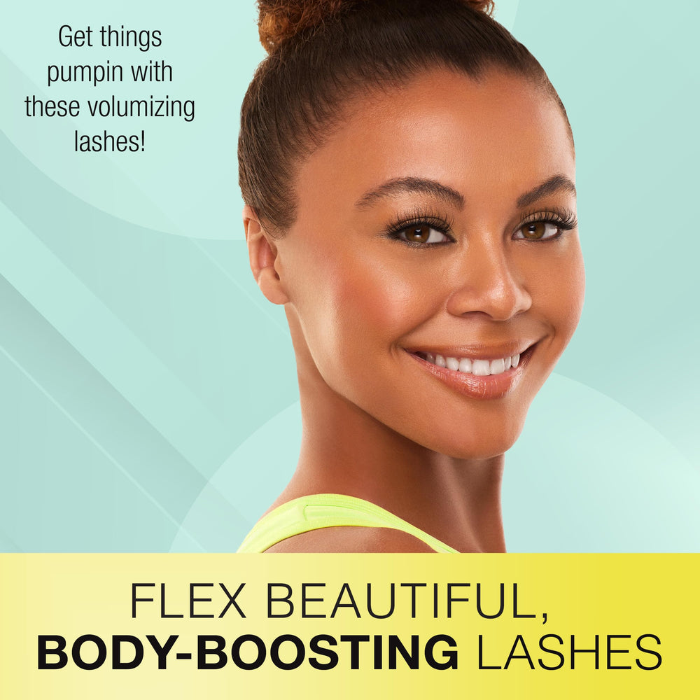 Ardell Active Lash Pump’n sweat-proof lashes ideal for workouts.