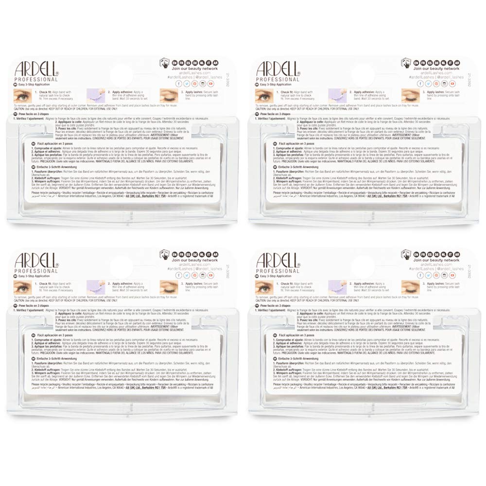 Ardell Baby Wispies Black invisible-band lashes deliver seamless comfort on all-day wear.