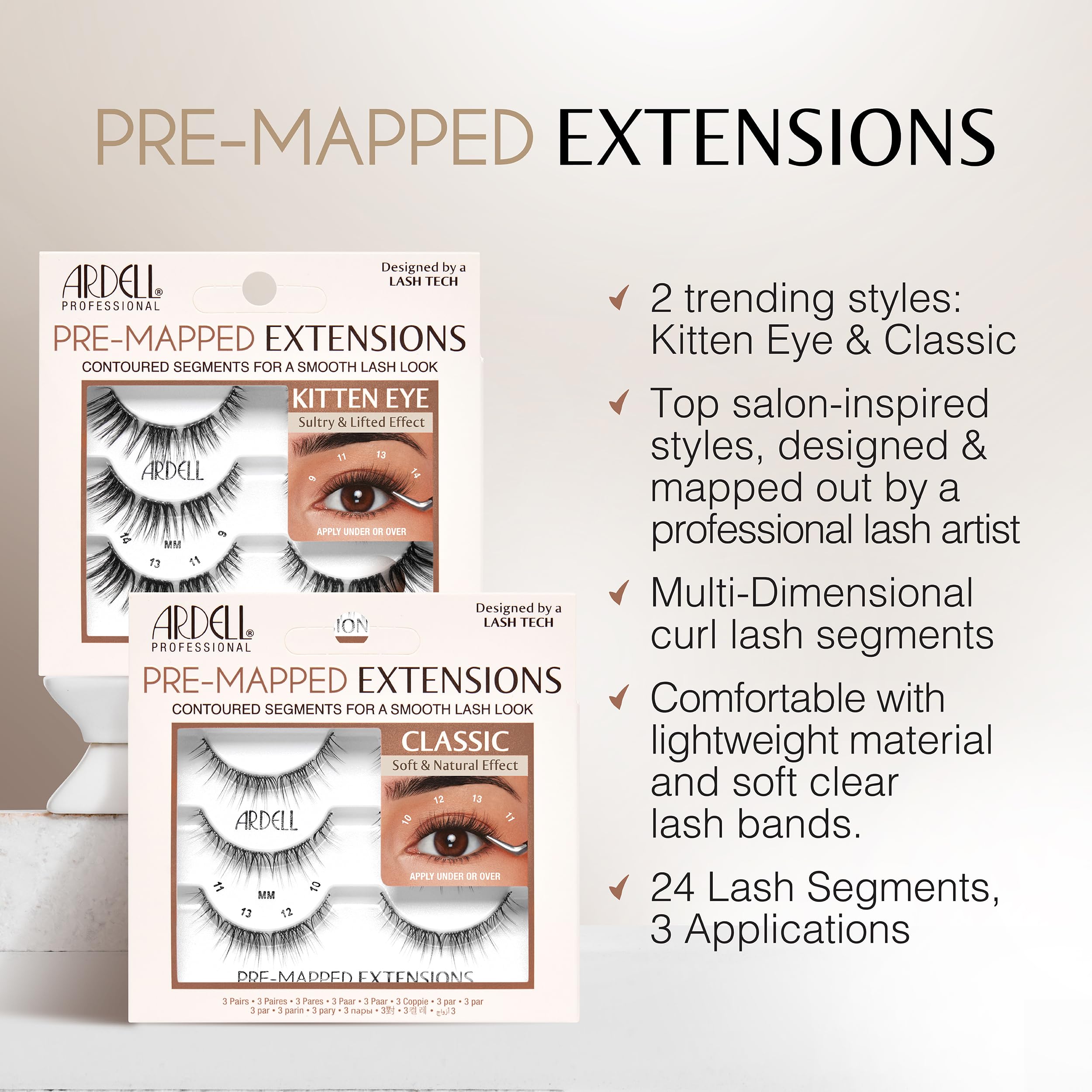 Ardell boot tweezers help precise placement for flawless, salon-like results at home
