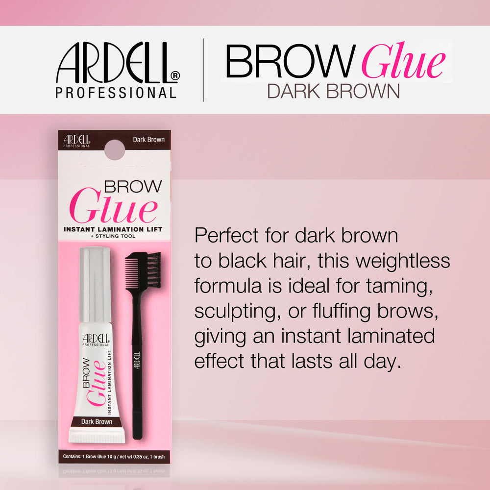 Ardell Brow Glue precision applicator coats every brow hair evenly