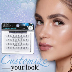 Ardell DIY Lash Clusters Short Black close-up of lightweight strands.