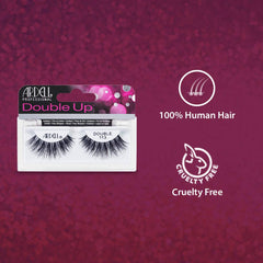 Ardell Double Up 113 invisible lash band blends naturally for all-day wear