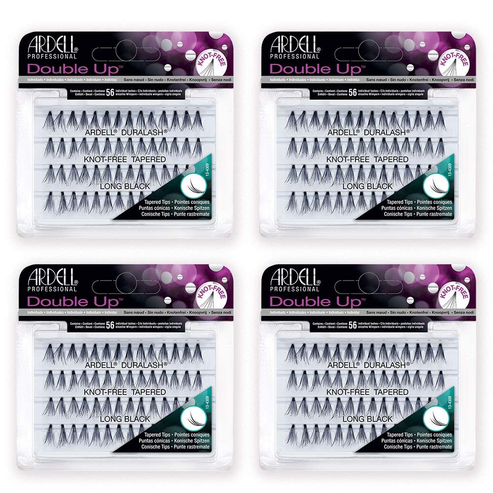 Ardell Double Up Individuals Long Black closeup highlighting length and fullness potential