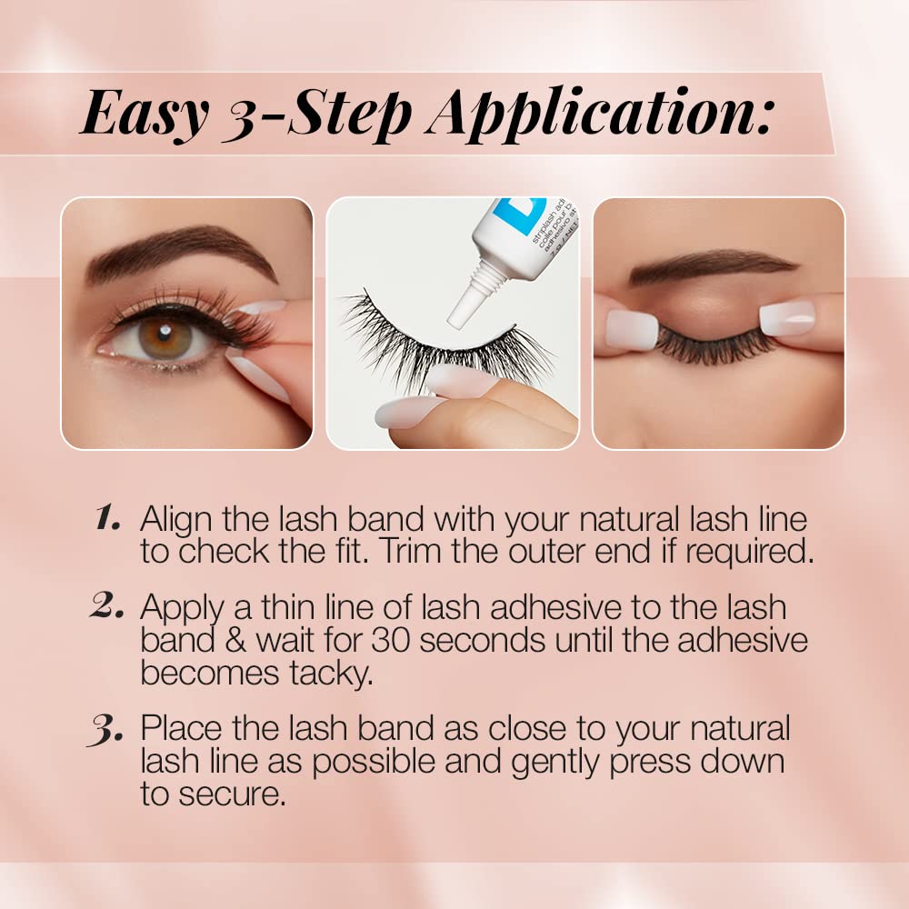 Ardell Duo Clear Adhesive 1g pipette aids precise lash application.