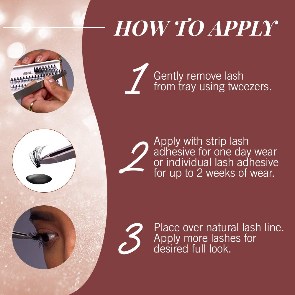 Ardell Faux Mink Individuals Long Black naturally fuller eyes for sparse-lash filling.