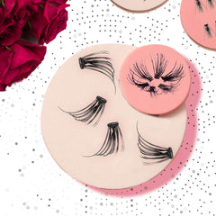 Ardell Faux Mink Individuals Short Black packaging shown for easy DIY lash kit.