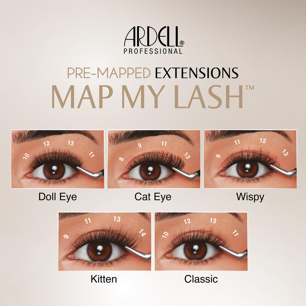 Ardell four-pack kit includes everything you need for on-the-go lash styling
