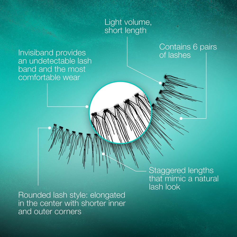 Ardell False Eyelashes 110 reusable design enables multiple uses while saving makeup money.