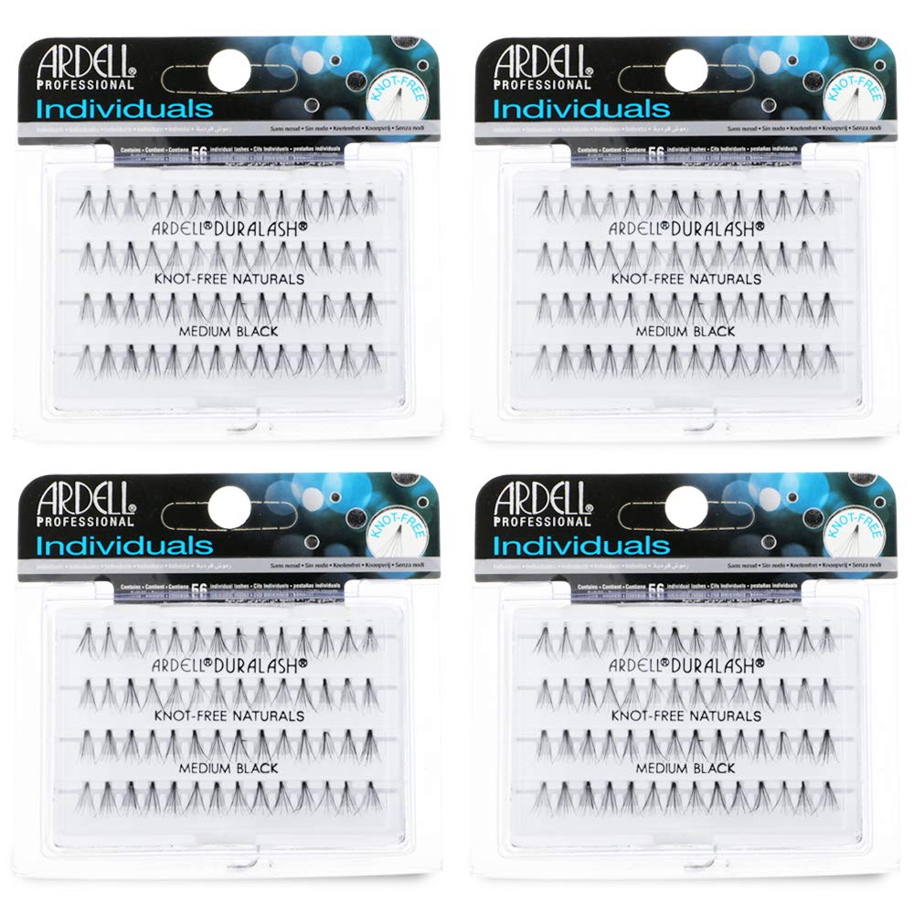 Ardell Medium Individuals lash clusters pack showing natural volume for everyday looks