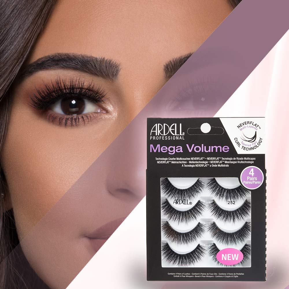 Ardell Mega Volume 252 cruelty-free faux lashes for ethical glam