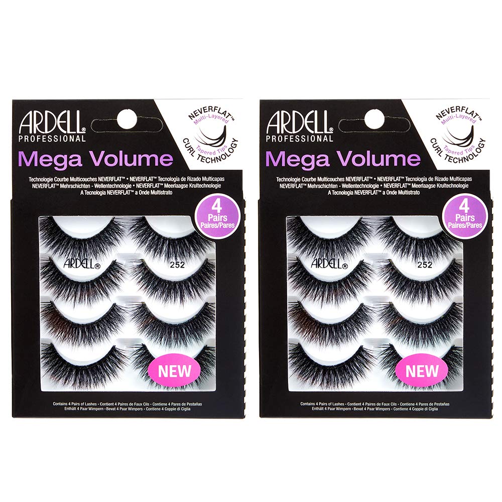 Ardell Mega Volume 252 full-set lashes for dramatic daily glamour