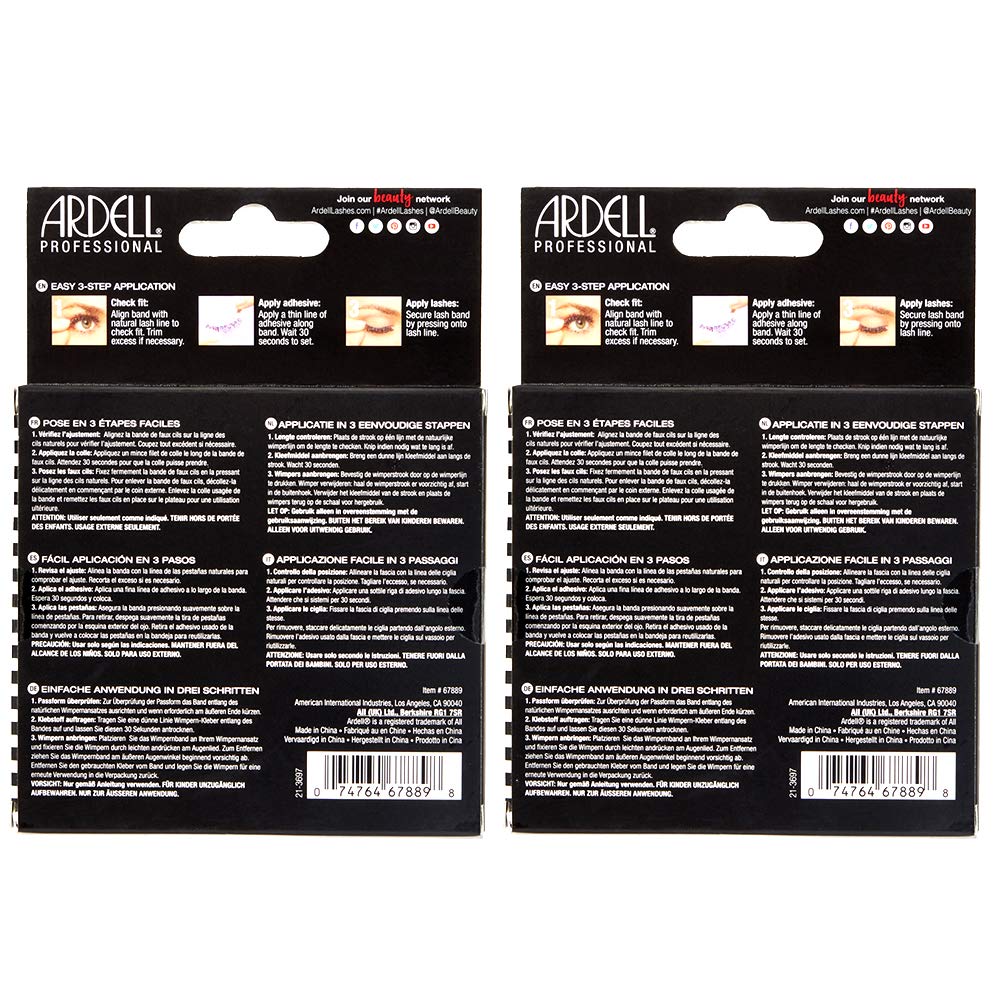 Ardell Mega Volume 252 reusable lashes for multiple wears