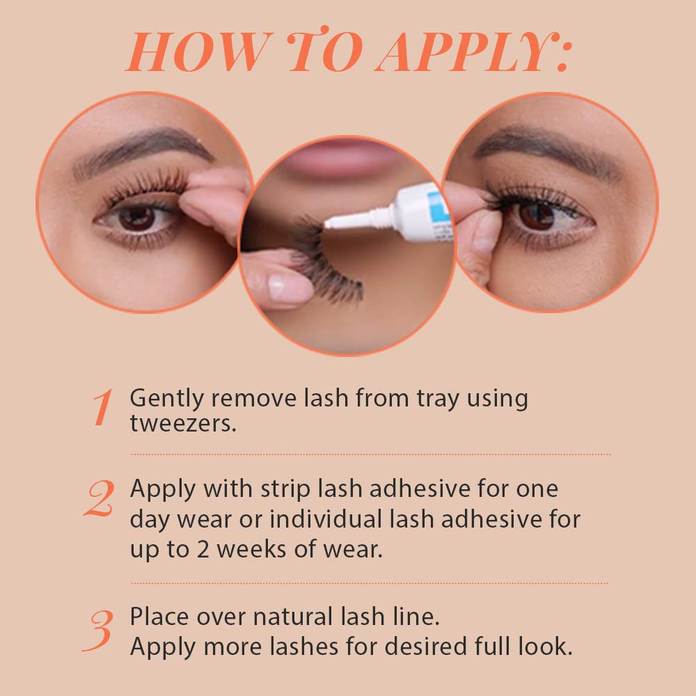 Ardell Naked Lashes 420 on model with natural-look enhancement