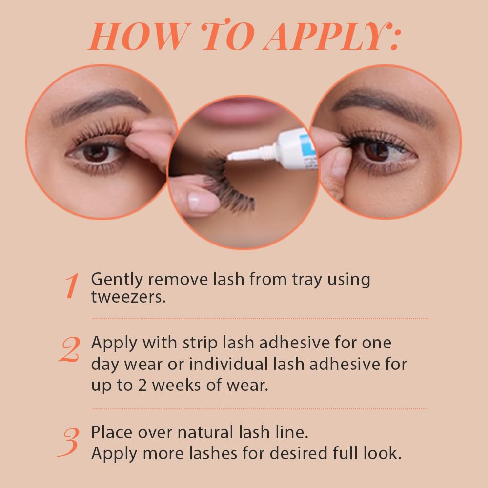 Ardell Naked Lashes 423 four-pair pack supports easy day-to-night versatility.