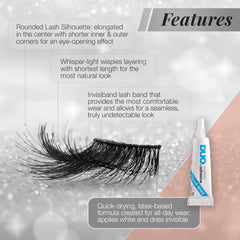 Ardell Naked Lashes 425 two-pack with durable lash band.
