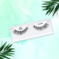 Ardell Natural Lashes 120 Black Invisiband view demonstrates comfortable, seamless wear