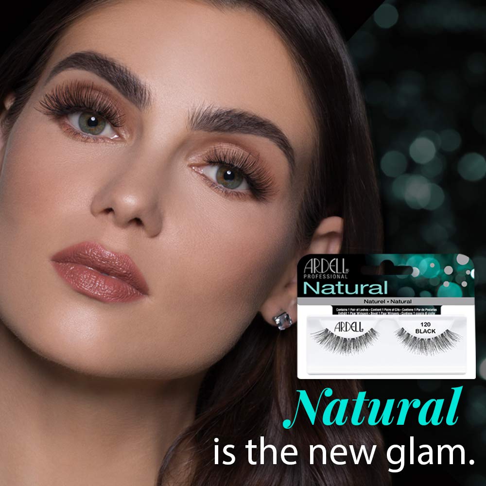 Ardell Natural Lashes 120 Black reusable storage-case image highlights multi-use value