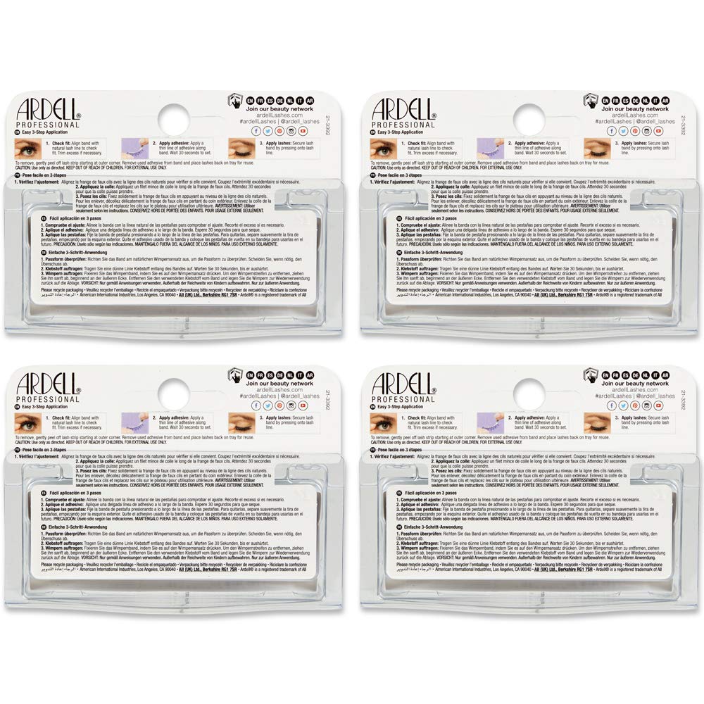Ardell Natural Lashes 172 multi-layer volume shot emphasizing lightweight length.