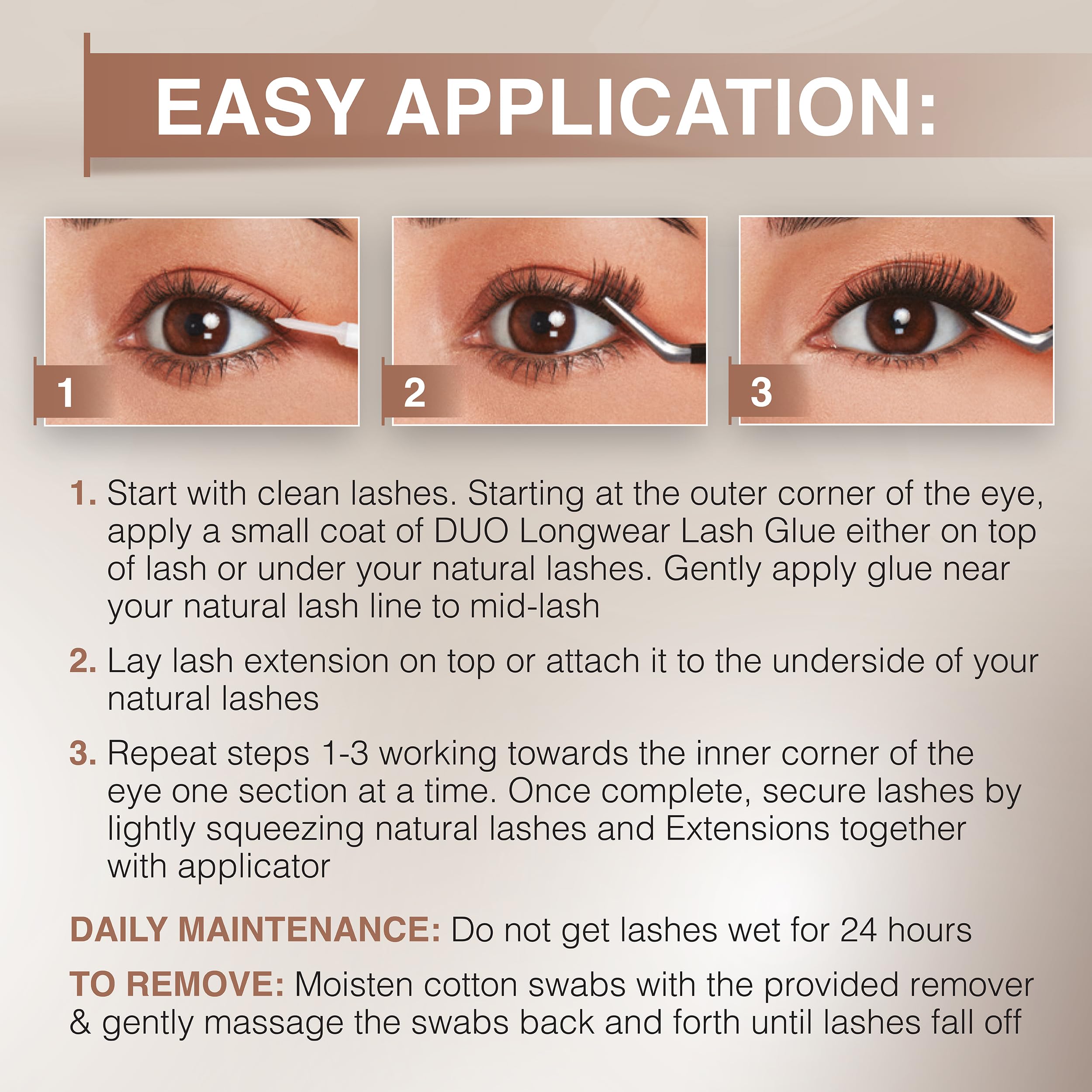 Ardell pre-mapped lash strips layout ensures mistake-free placement for flawless cat-eye looks