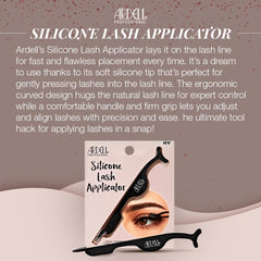 Ardell Silicone Lash Applicator Tool side view showing ergonomic, comfortable grip
