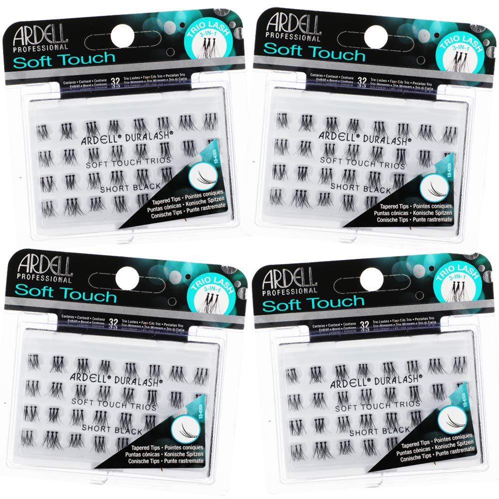 Ardell Soft Touch Trios closeup showing lightweight, natural-looking volume for daily wear