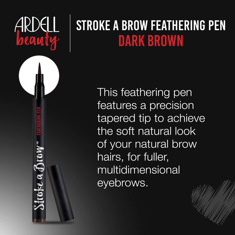 Ardell Stroke a Brow Pencil waterproof formula resists smudging for all-day wear.