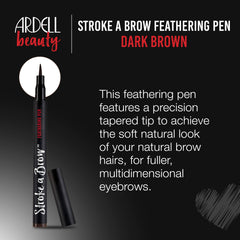 Ardell Stroke a Brow Pencil waterproof formula resists smudging for all-day wear.