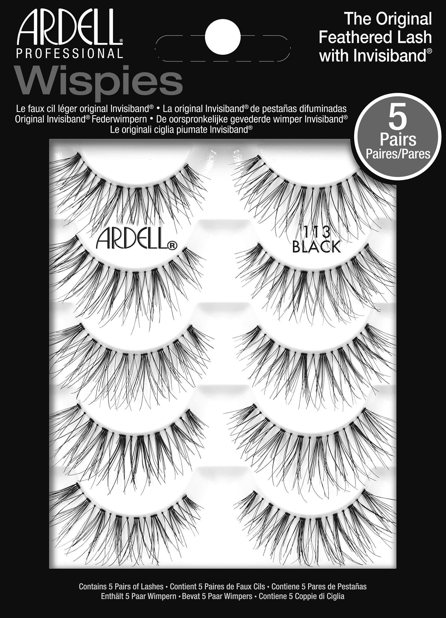 Ardell Wispies 113 lashes close-up for a natural day-to-night look.