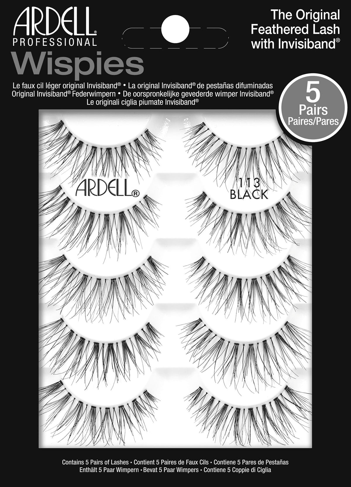 Ardell Wispies 113 lashes close-up for a natural day-to-night look.