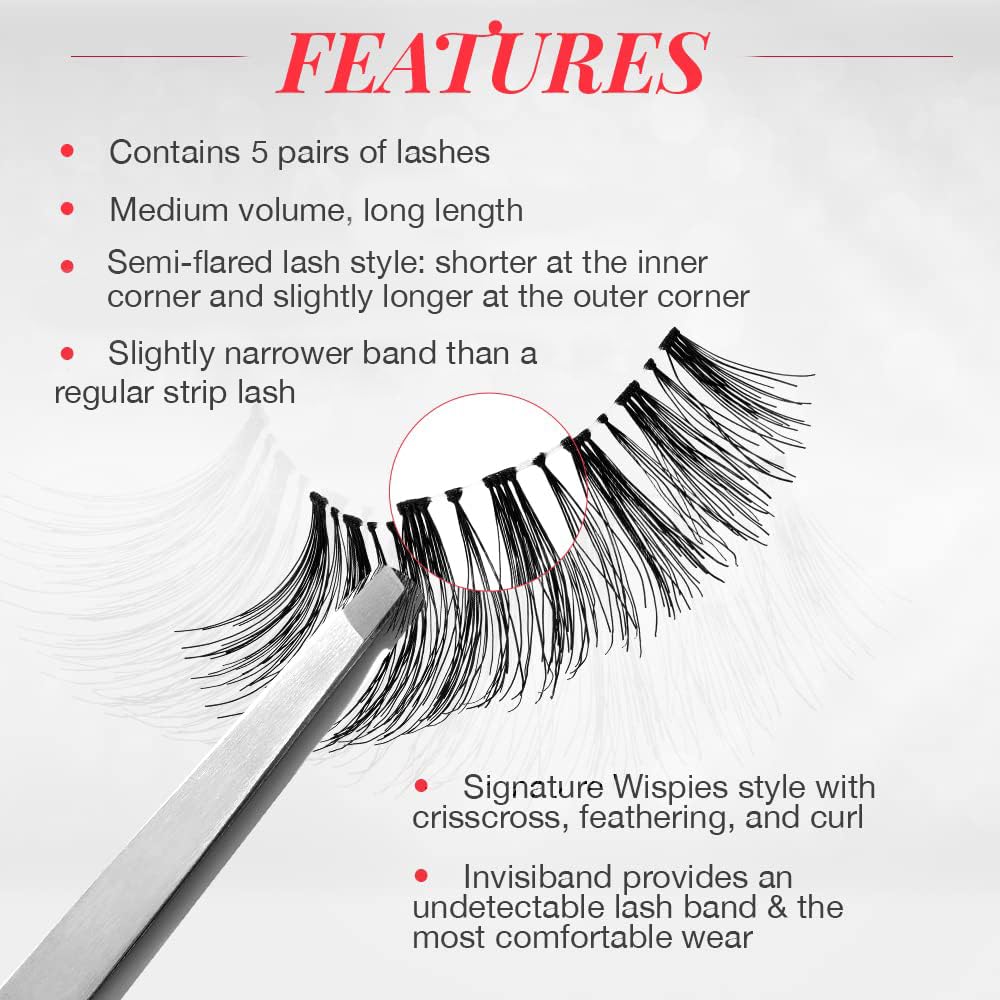 Ardell Wispy Lashes easy-application showcase for DIY lash lovers.