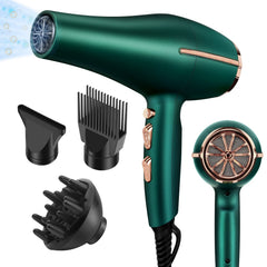 ARDIRO 2000W hair dryer front view showing strong airflow for fast drying