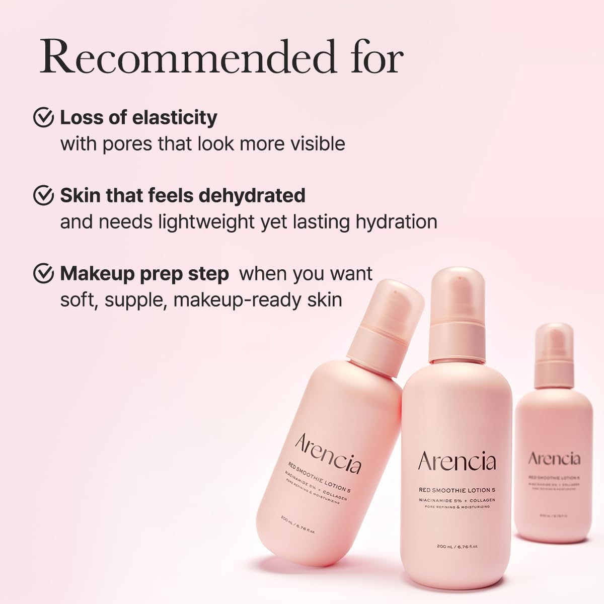 ARENCIA milk-complex swirl closeup highlighting Red Smoothie Milk Complex benefits