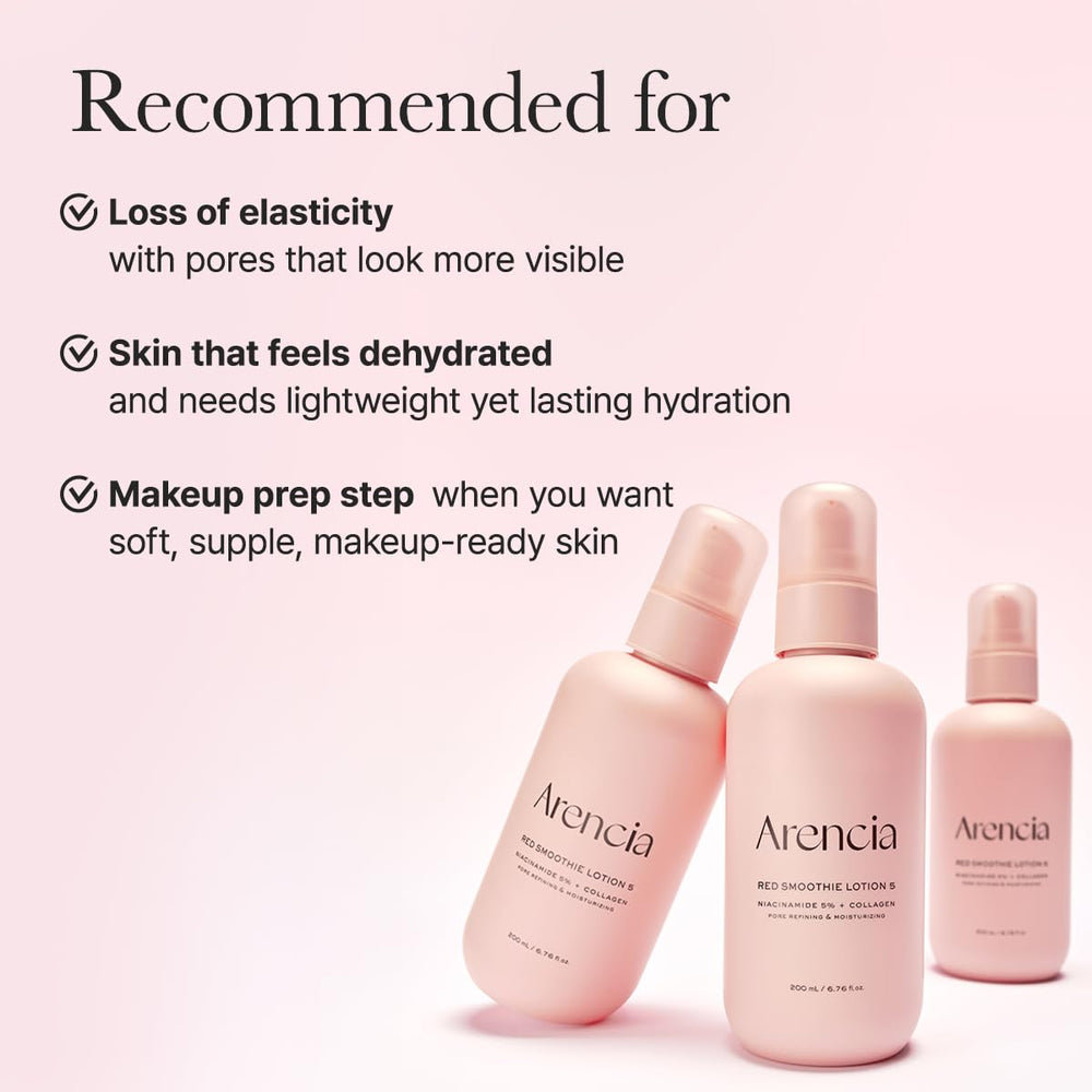 ARENCIA milk-complex swirl closeup highlighting Red Smoothie Milk Complex benefits