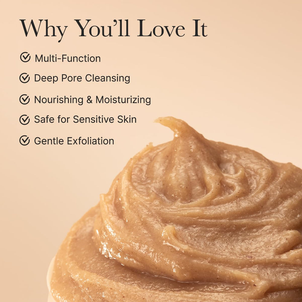 Arencia Calendula Rice Mochi with 34 natural extracts highlights nourishing ingredients.
