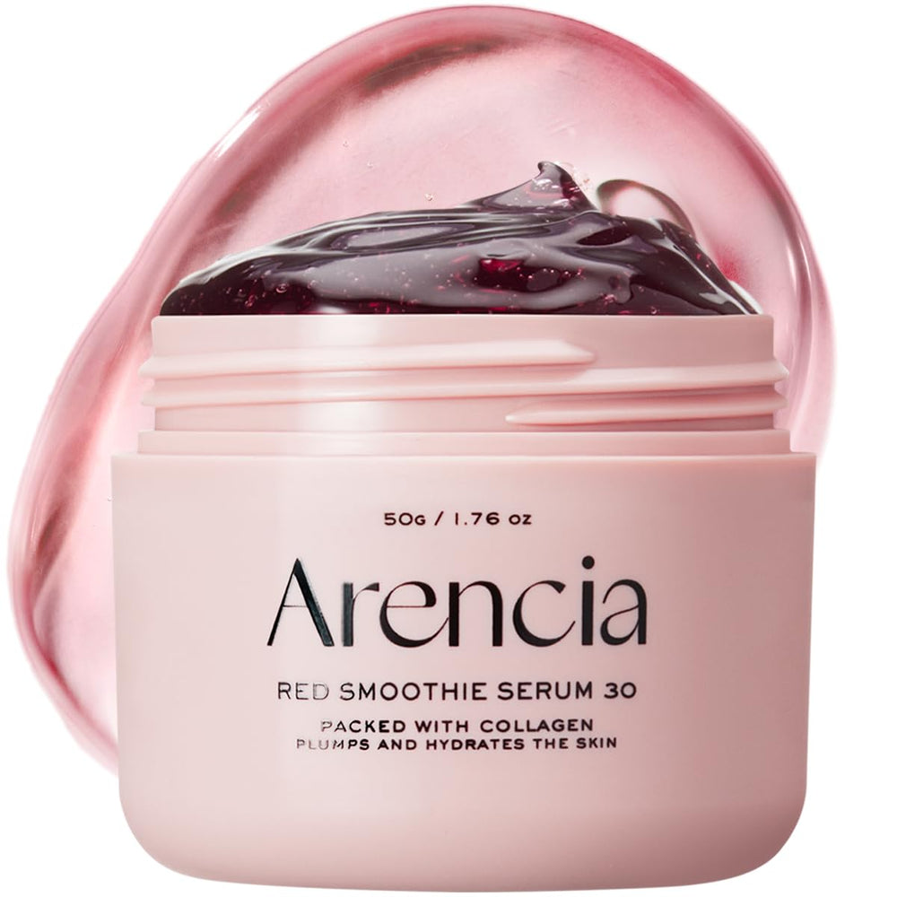 Arencia Collagen Pore Perfection glow shot showing radiant, revitalized complexion