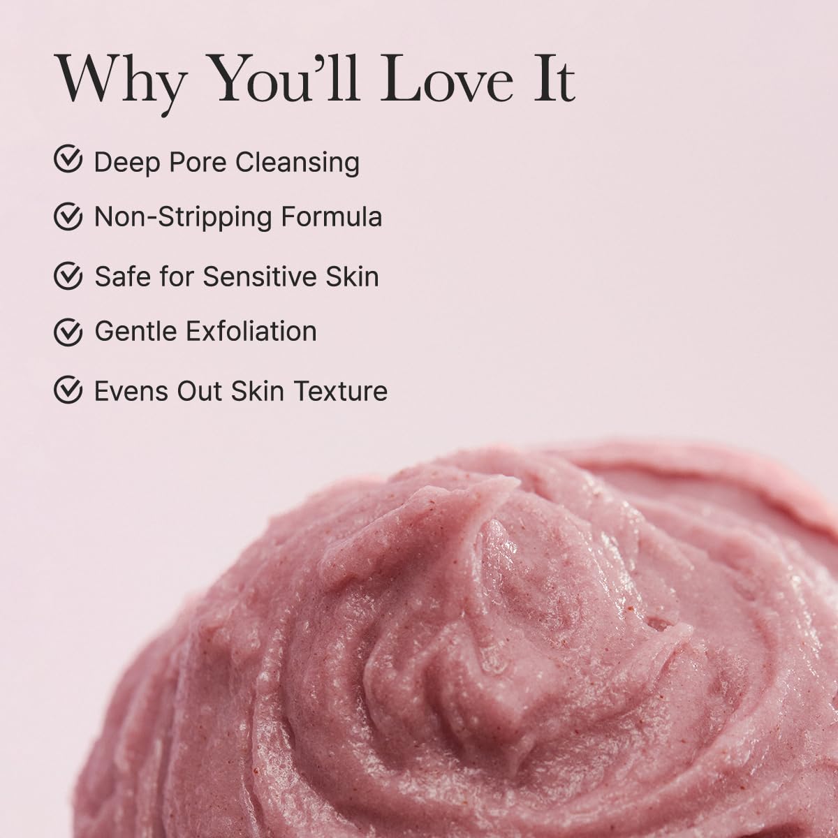 ARENCIA Fresh Rosehip Rice Mochi Cleanser foamy lather indicates gentle cleansing