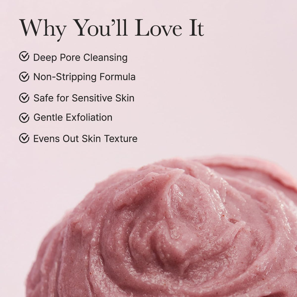 ARENCIA Fresh Rosehip Rice Mochi Cleanser foamy lather indicates gentle cleansing