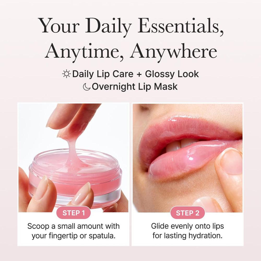 ARENCIA Lip mask delivers a glazed finish for lips.