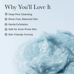 Arencia Hyssop Brightening Scrub being applied in a skincare routine
