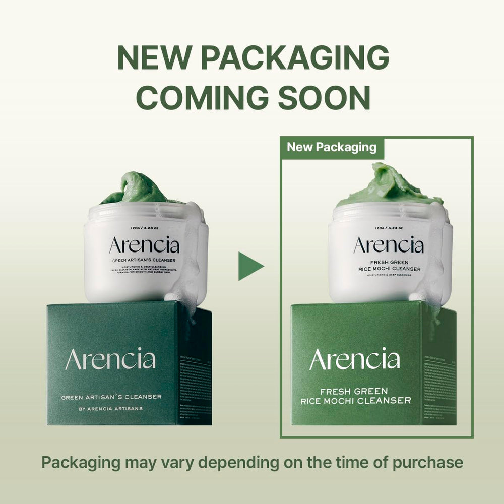 ARENCIA Korean Rice Mochi Face Cleanser foam demonstrates a lightweight daily cleansing lather