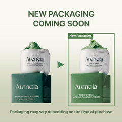 ARENCIA Korean Rice Mochi Face Cleanser foam demonstrates a lightweight daily cleansing lather