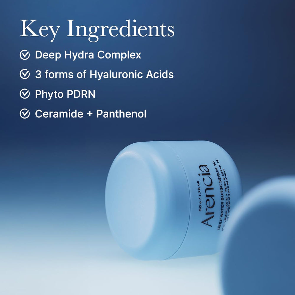 Arencia PDRN serum shown in calming nightly application ritual.
